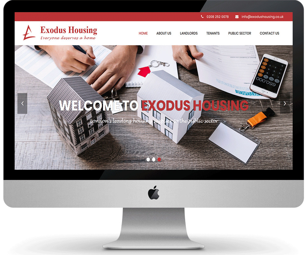 Exodus Housing Website